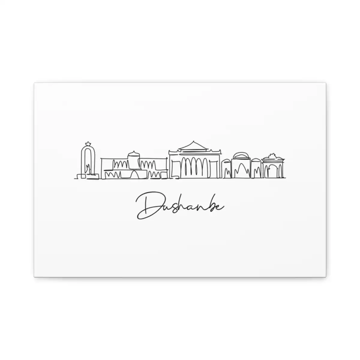 Dushanbe Skyline Canvas Print