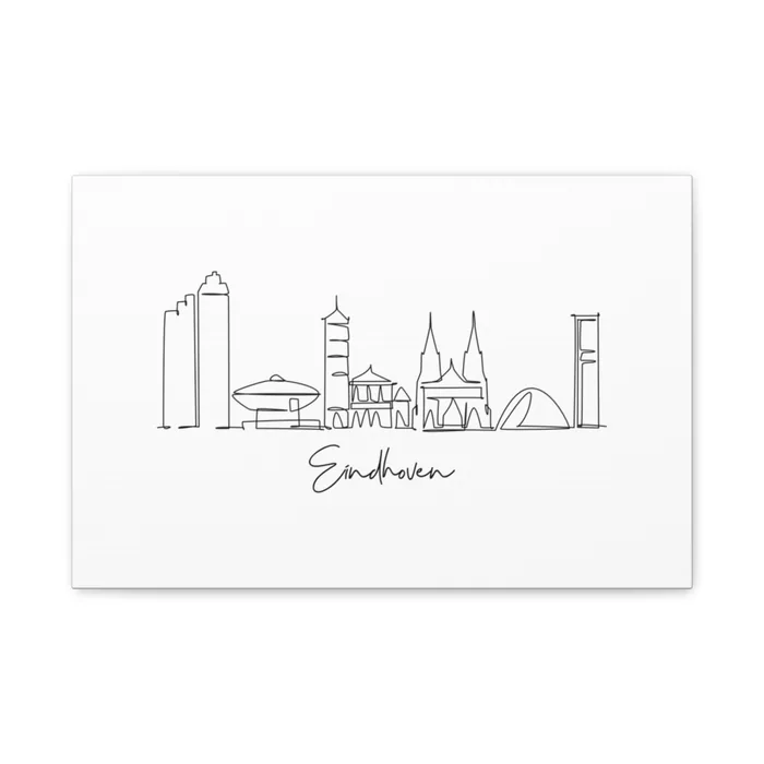 Eindhoven Skyline Canvas Print