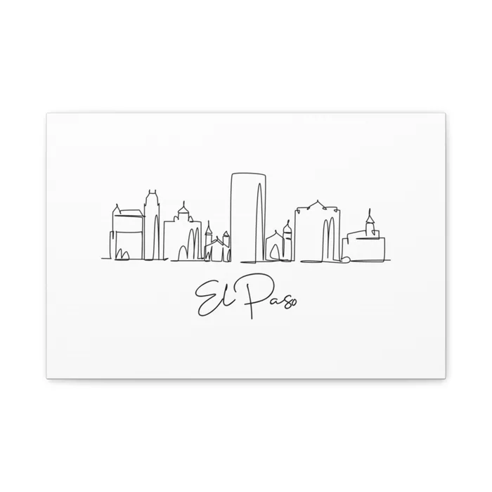 El Paso Skyline Canvas Print