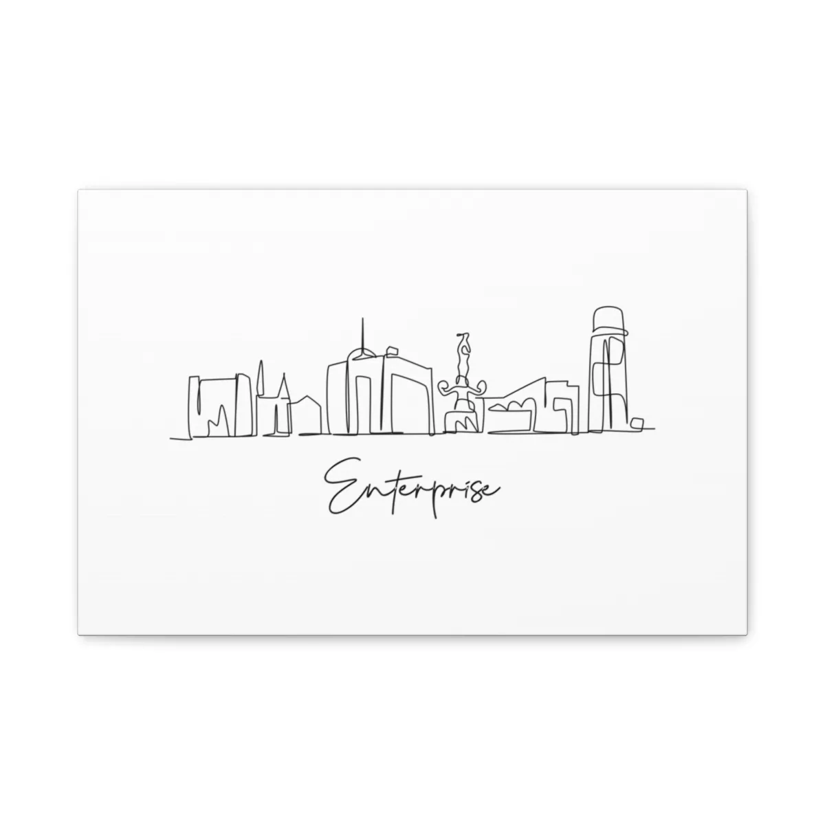 Enterprise Skyline Canvas Print