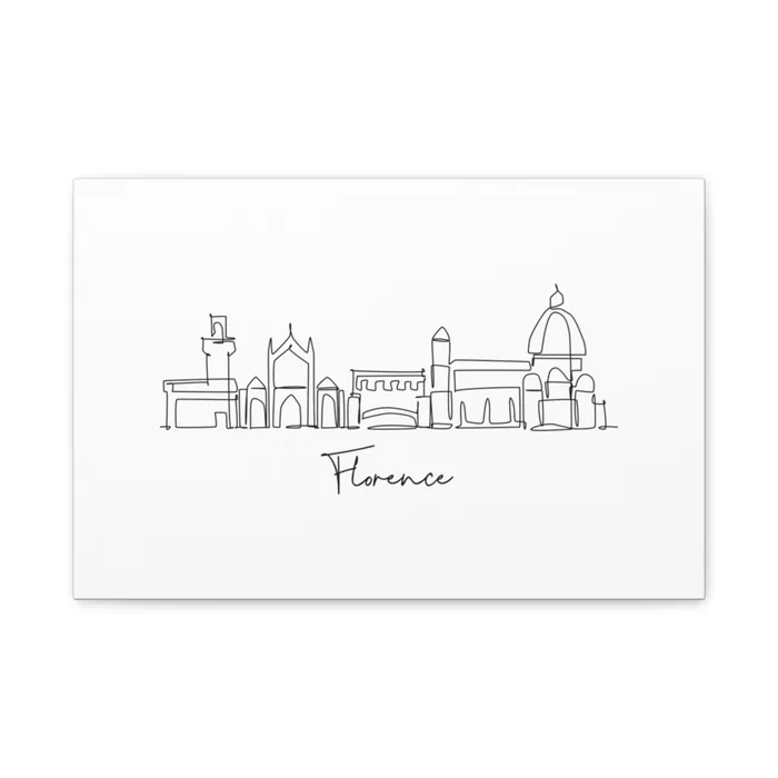 Florence Skyline Canvas Print