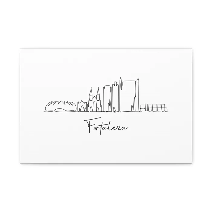 Fortaleza Skyline Canvas Print
