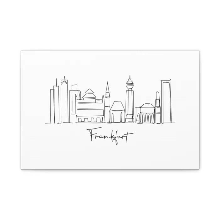 Frankfurt Skyline Canvas Print