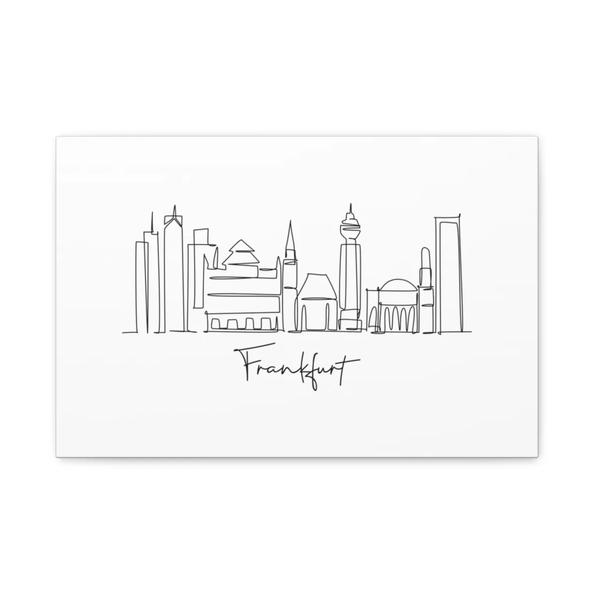 Frankfurt Skyline Canvas Print
