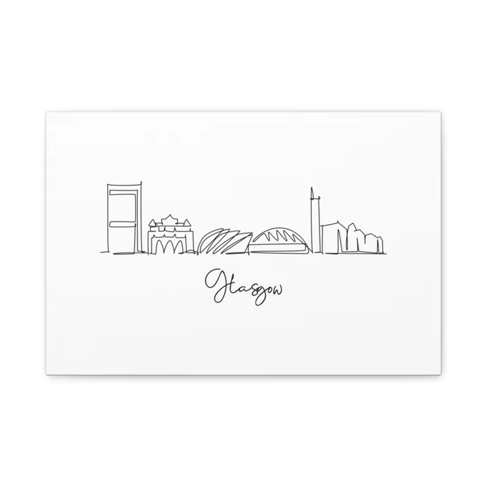 Glasgow Skyline Canvas Print