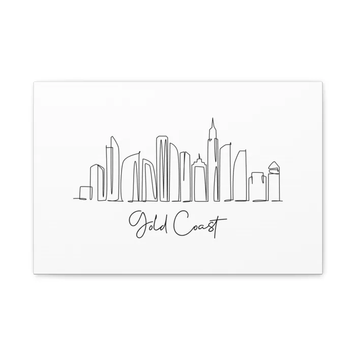 Gold Coast Skyline Canvas Print