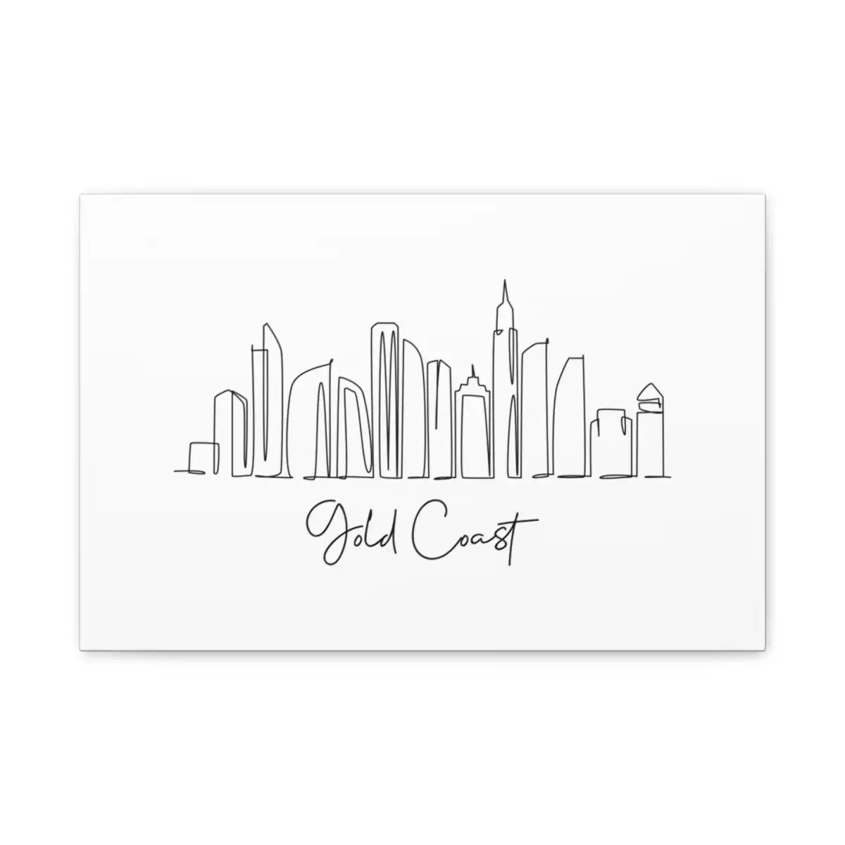 Gold Coast Skyline Canvas Print