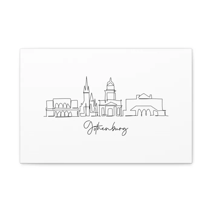 Gothenburg Skyline Canvas Print