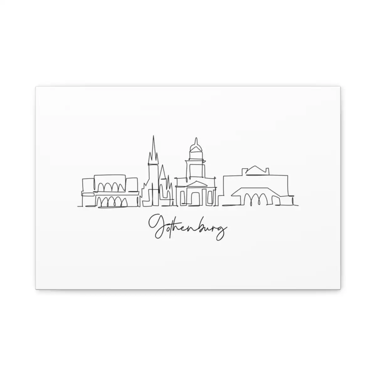 Gothenburg Skyline Canvas Print