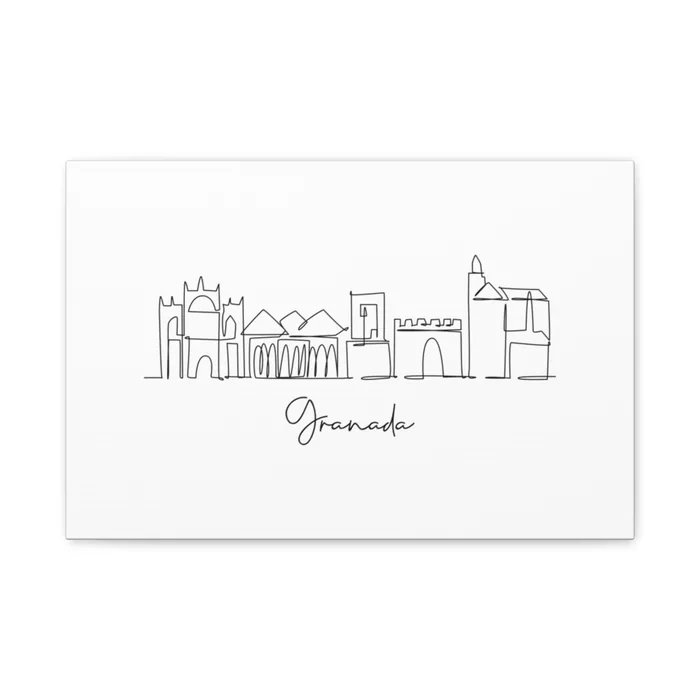 Granada Skyline Canvas Print