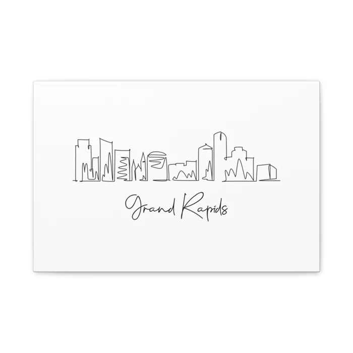 Grand Rapids Skyline Canvas Print