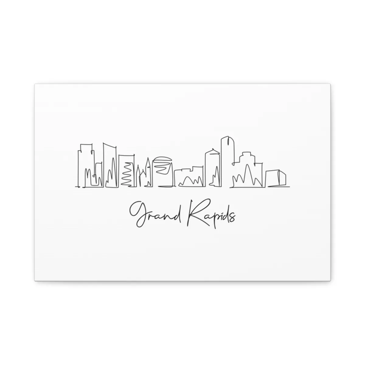 Grand Rapids Skyline Canvas Print
