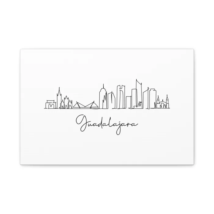 Guadalajara Skyline Canvas Print