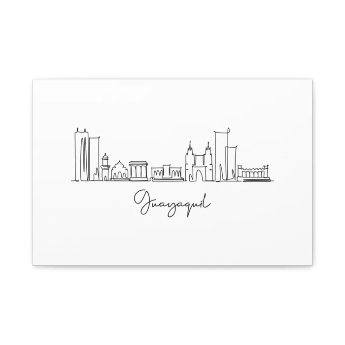 Guayaquil Skyline Canvas Print
