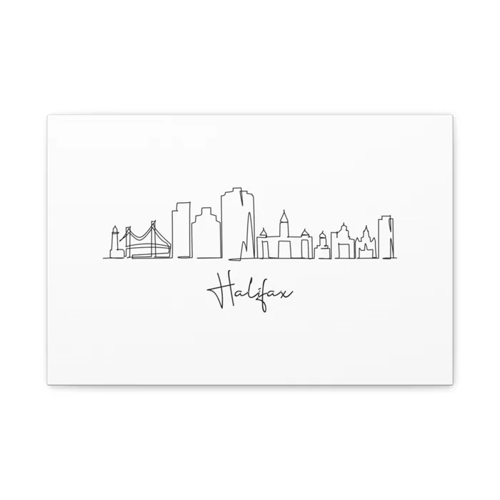 Halifax Skyline Canvas Print