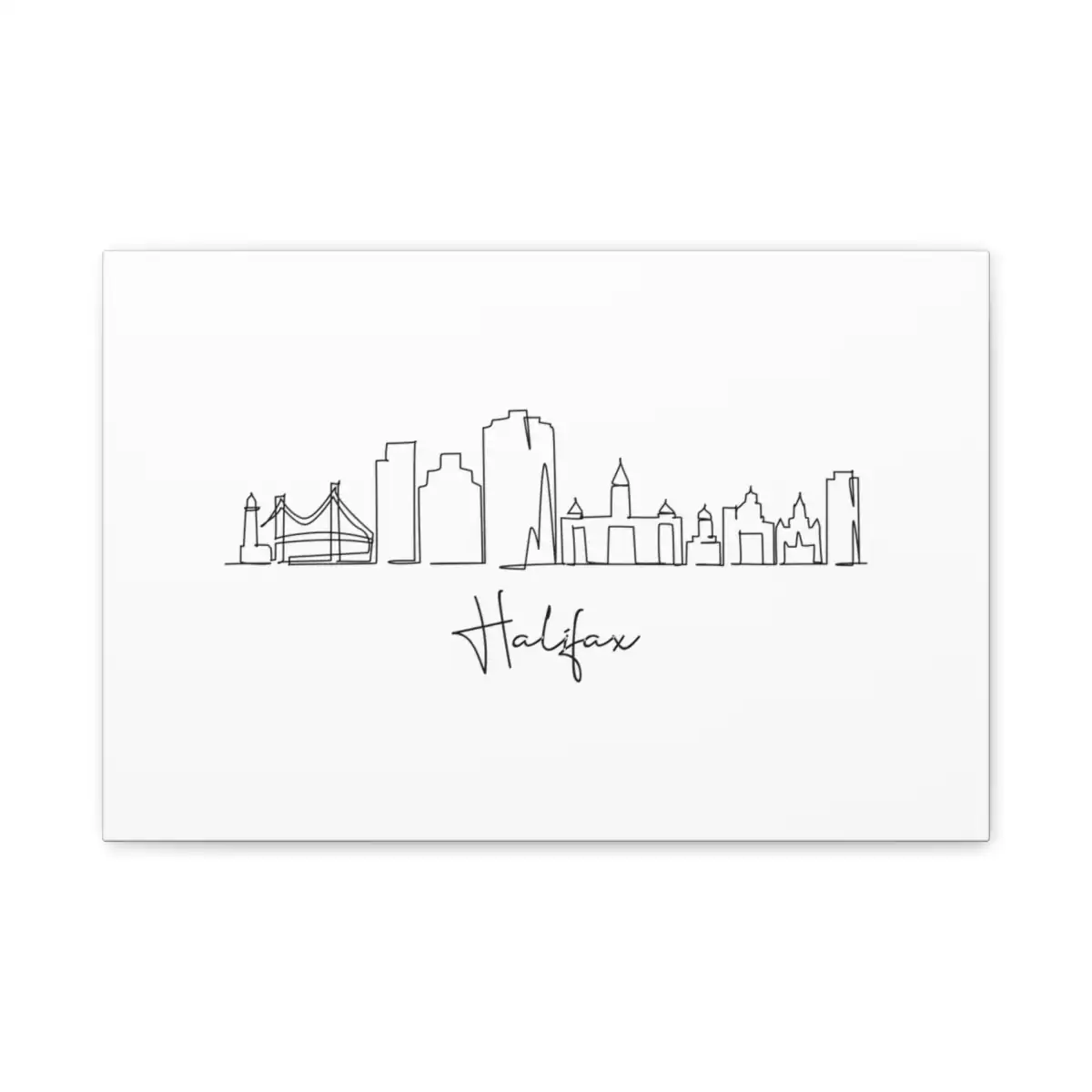 Halifax Skyline Canvas Print