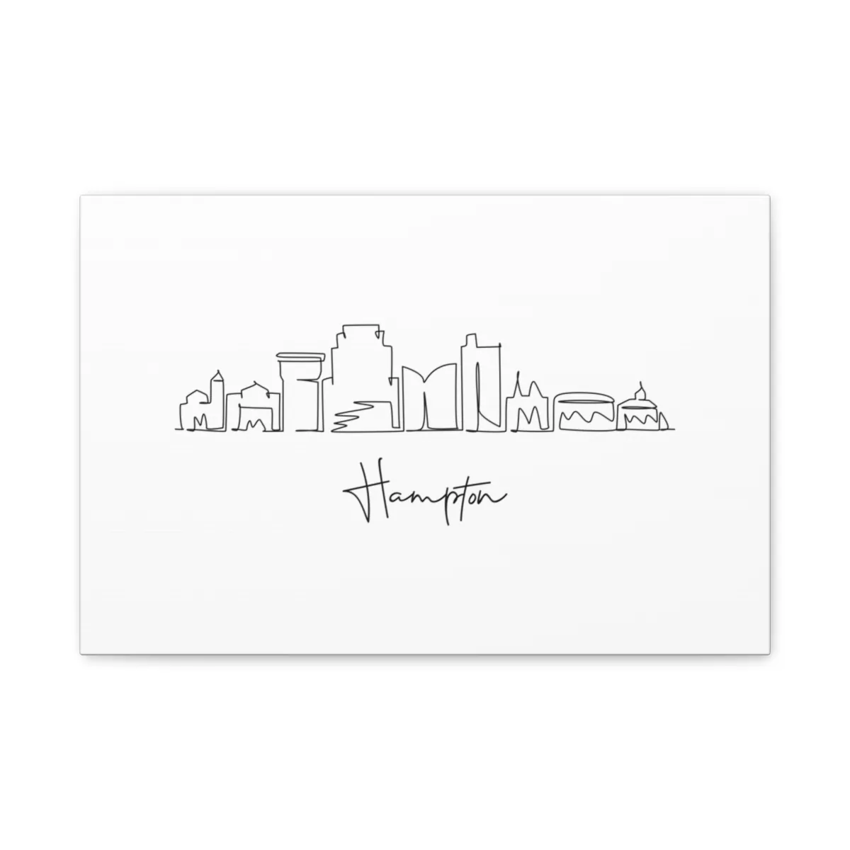 Hampton Skyline Canvas Print