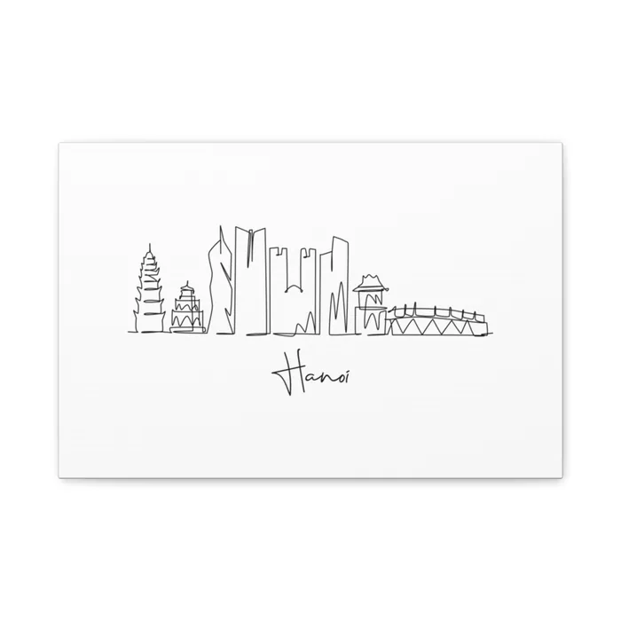 Hanoi Skyline Canvas Print
