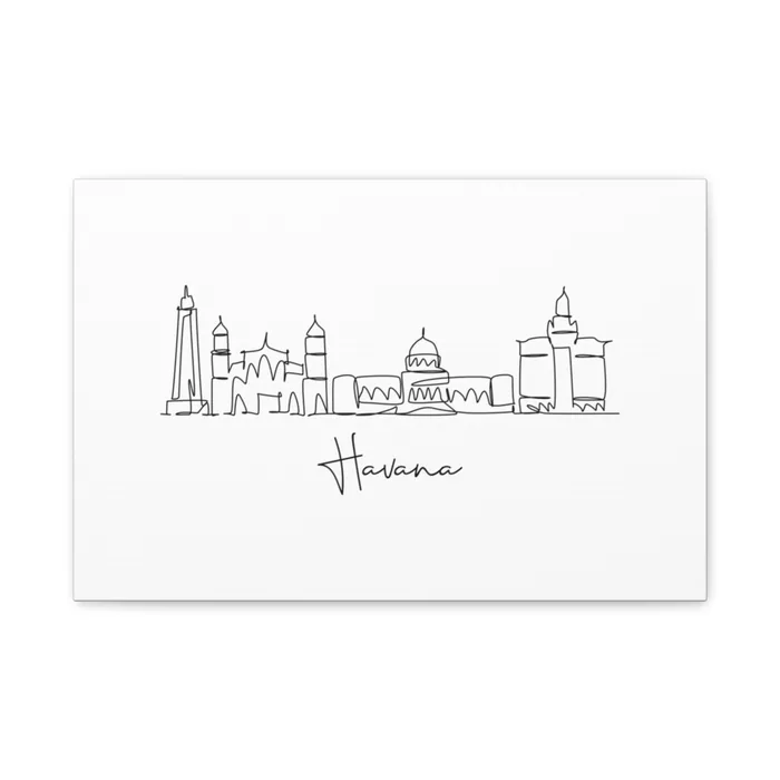 Havana Skyline Canvas Print