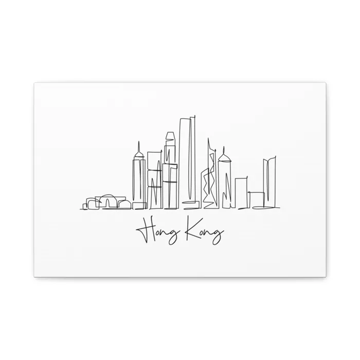 Hong Kong Skyline Canvas Print