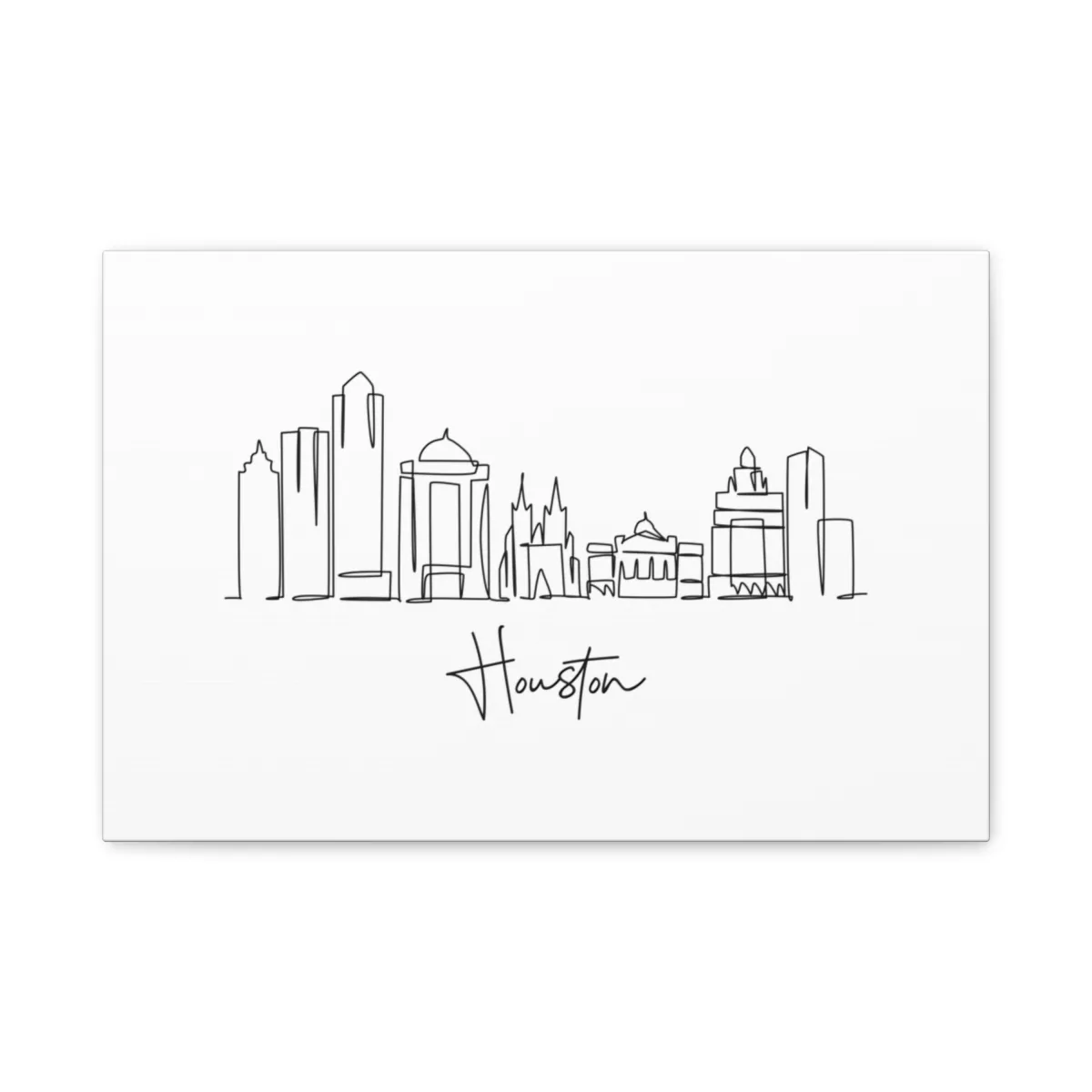 Houston Skyline Canvas Print