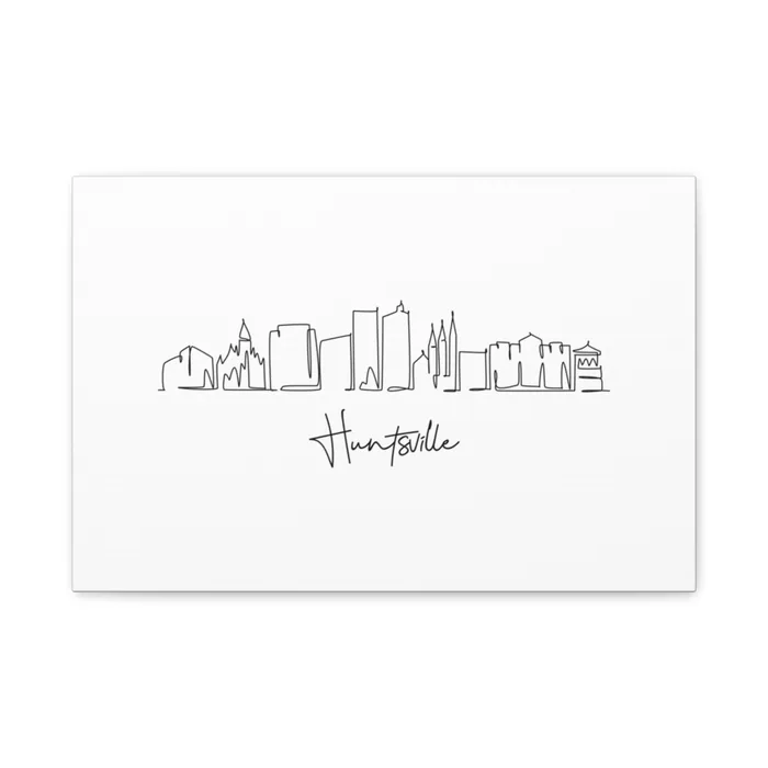 Huntsville Skyline Canvas Print