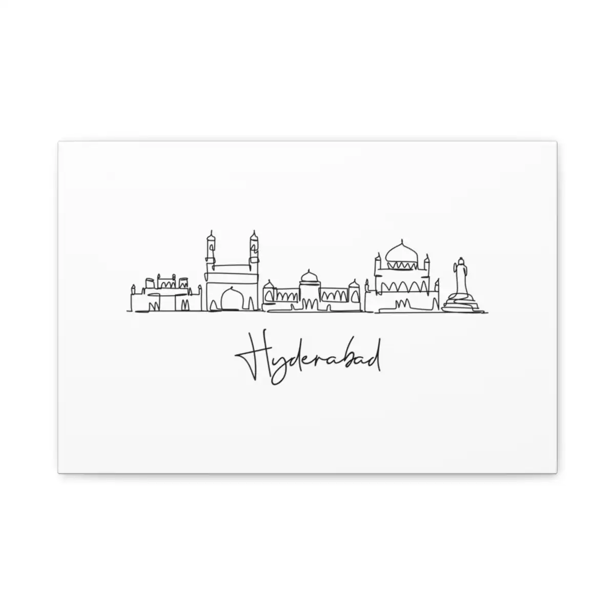 Hyderabad Skyline Canvas Print