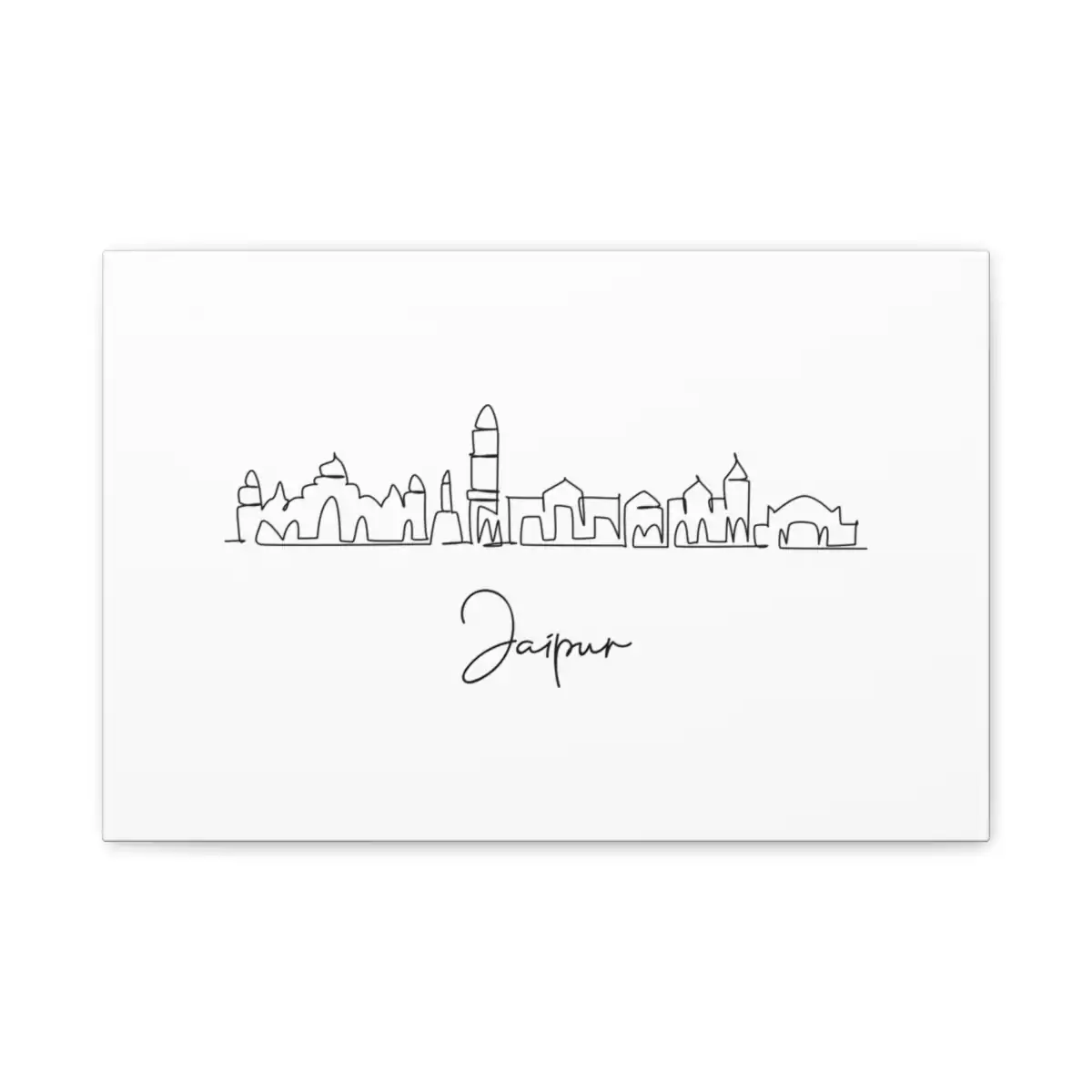 Jaipur Skyline Canvas Print