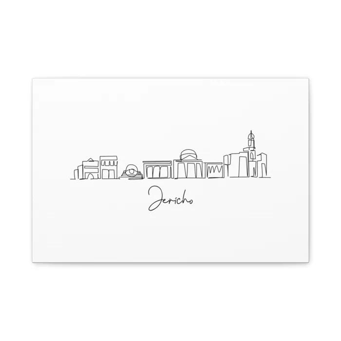 Jericho Skyline Canvas Print