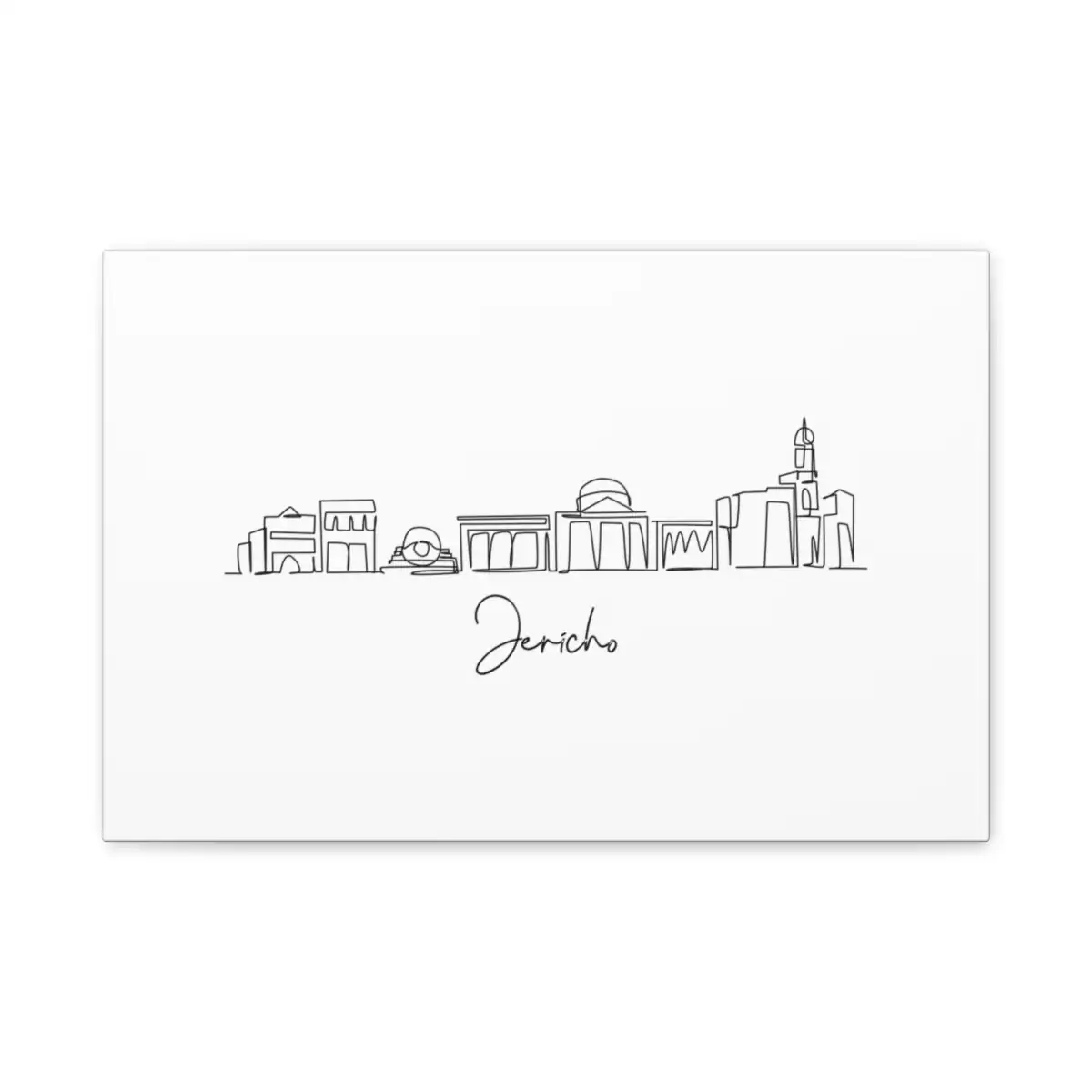 Jericho Skyline Canvas Print