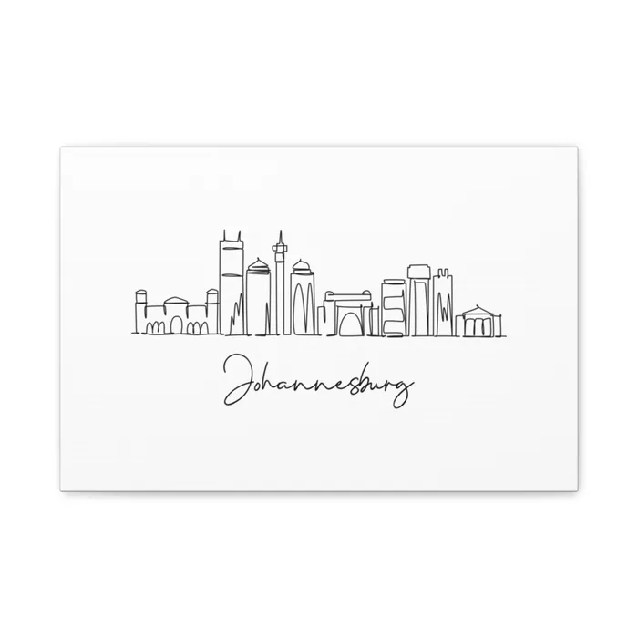 Johannesburg Skyline Canvas Print