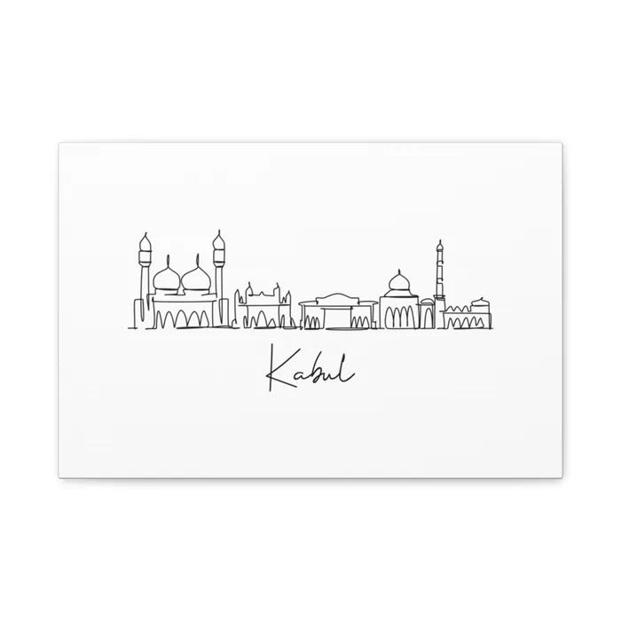 Kabul Skyline Canvas Print