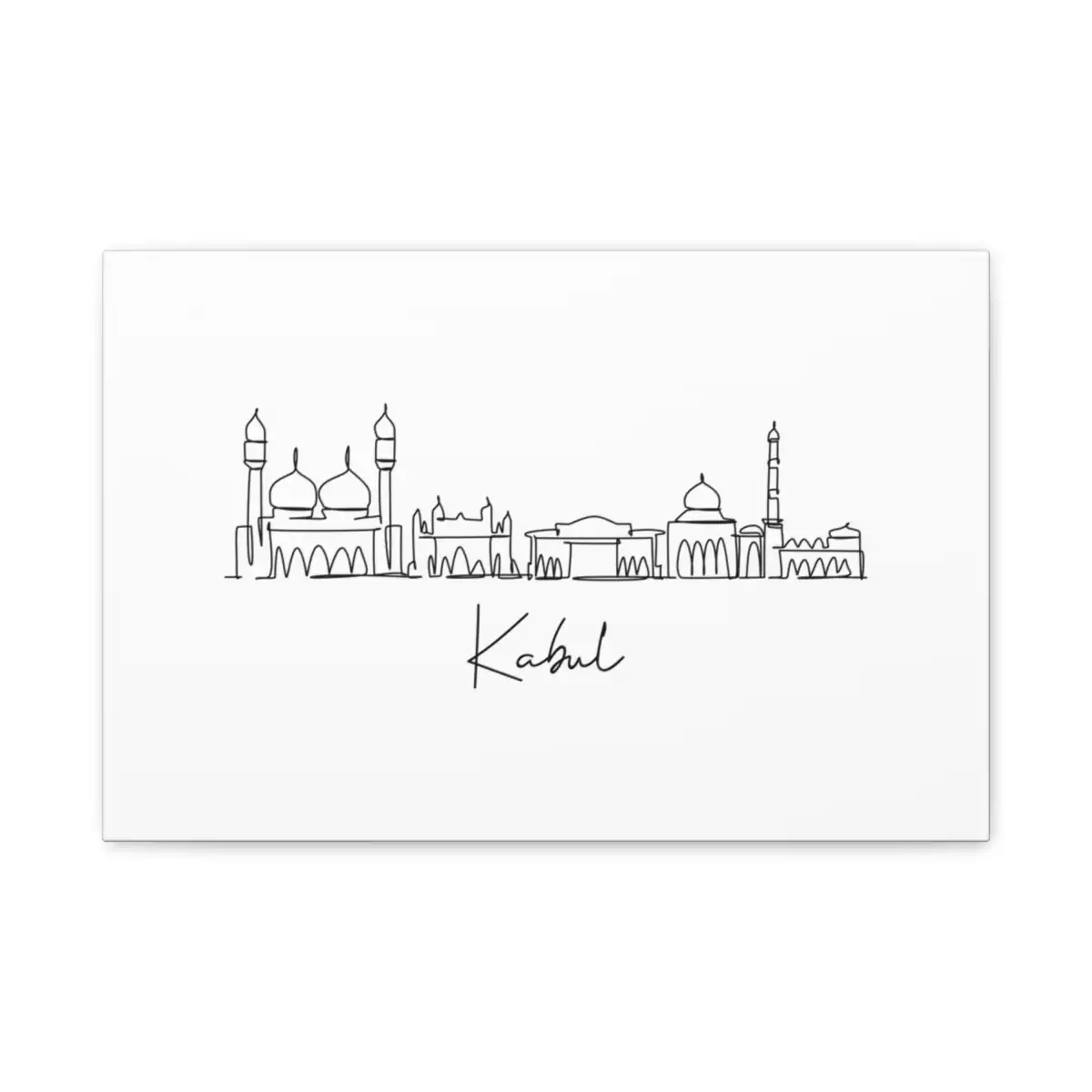 Kabul Skyline Canvas Print