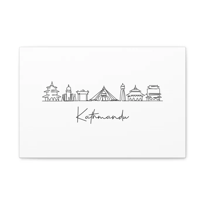 Kathmandu Skyline Canvas Print