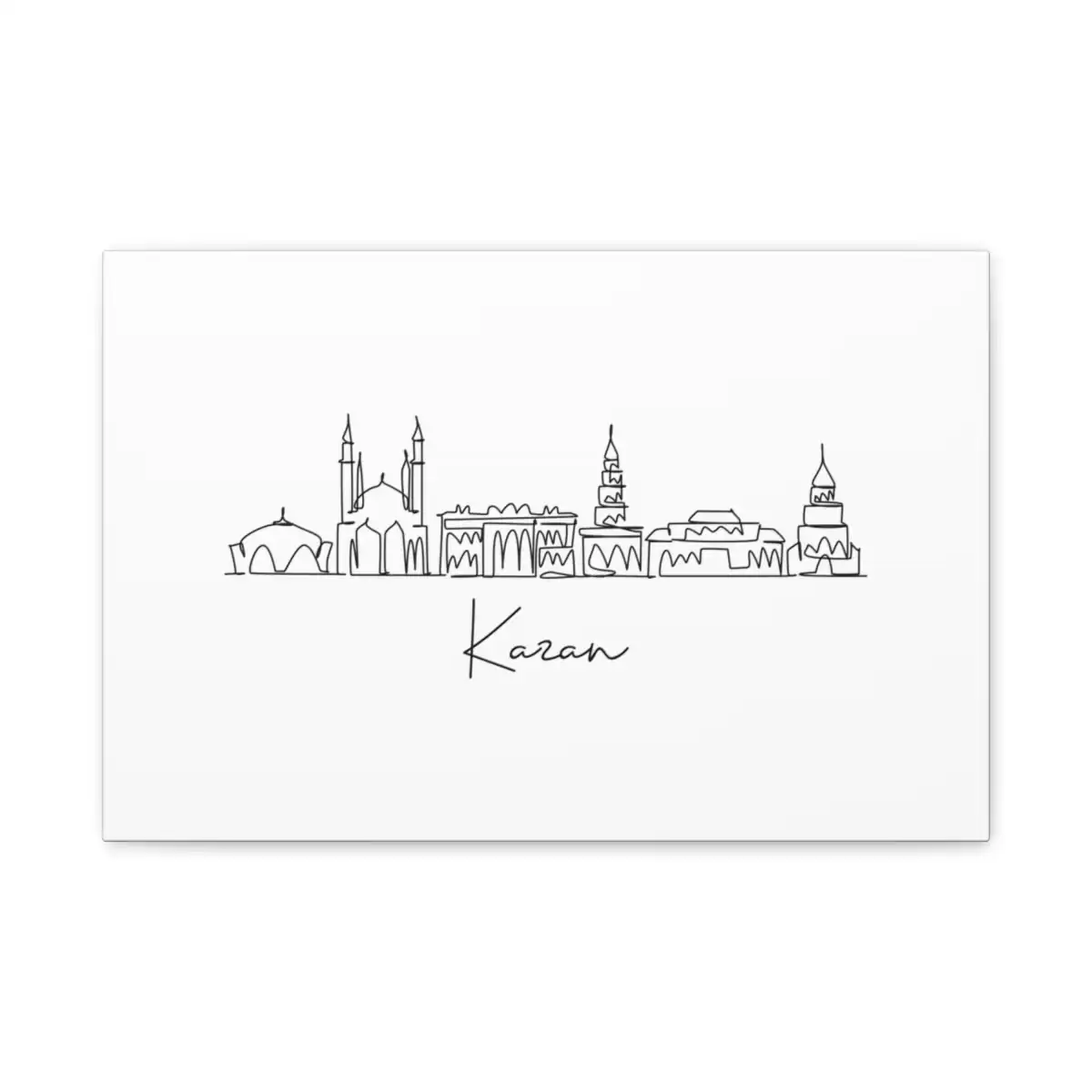 Kazan Skyline Canvas Print