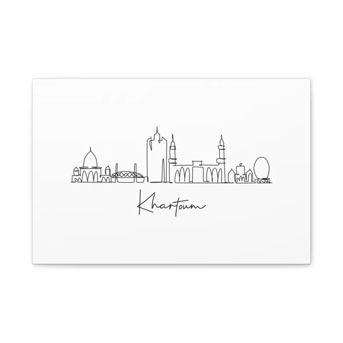 Khartoum Skyline Canvas Print