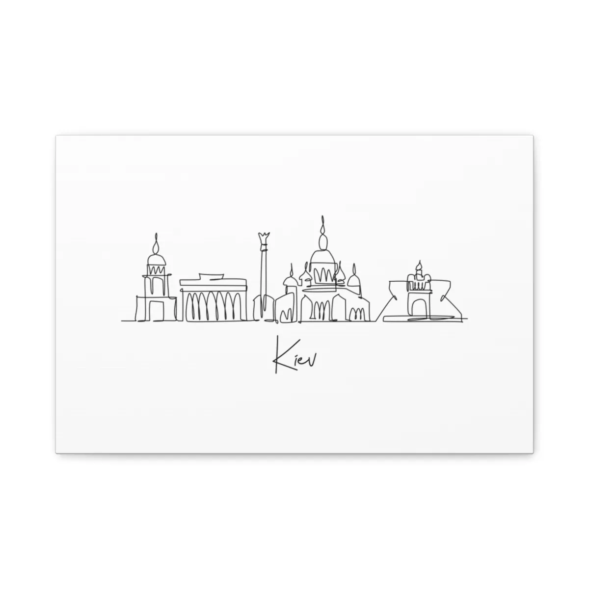 Kiev Skyline Canvas Print