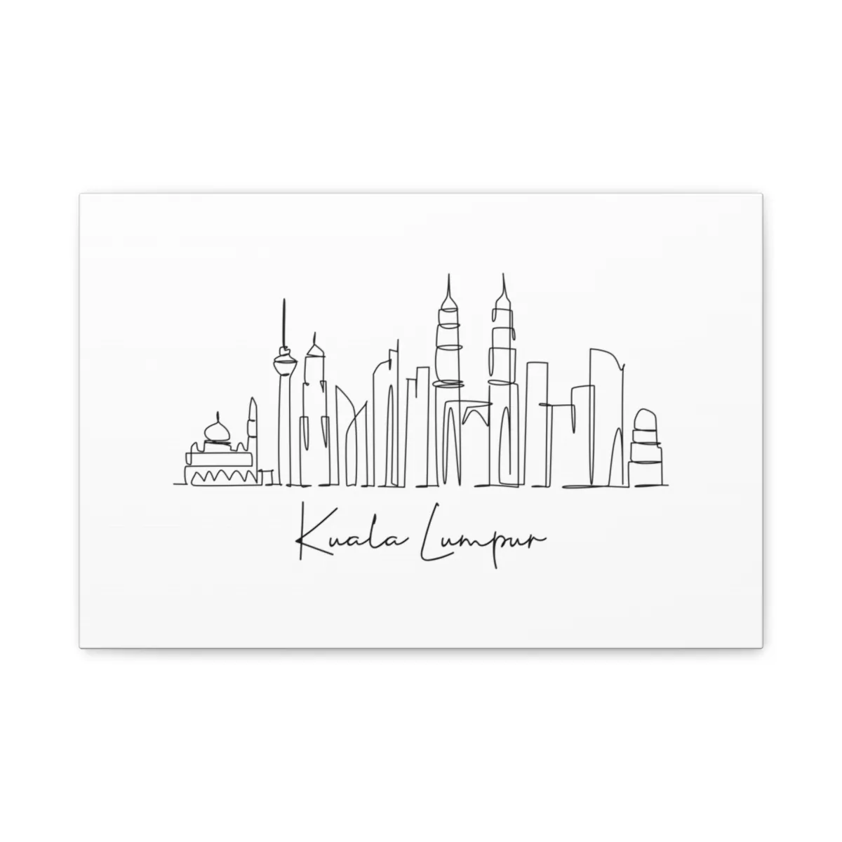 Kuala Lumpur Skyline Canvas Print