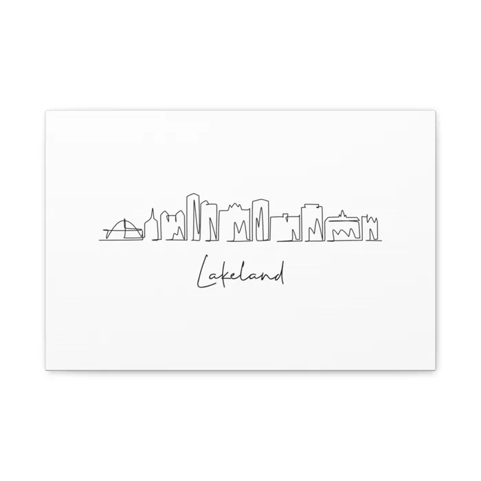Lakeland Skyline Canvas Print
