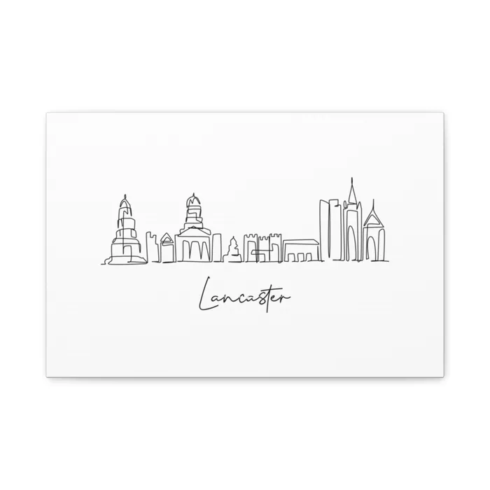 Lancaster Skyline Canvas Print