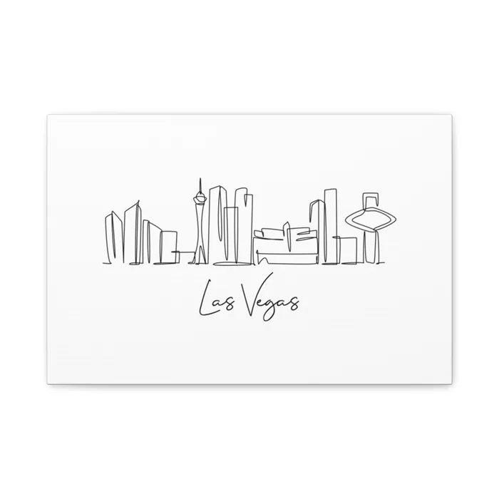 Las Vegas Skyline Canvas Print