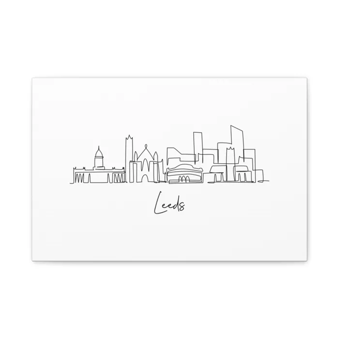 Leeds Skyline Canvas Print