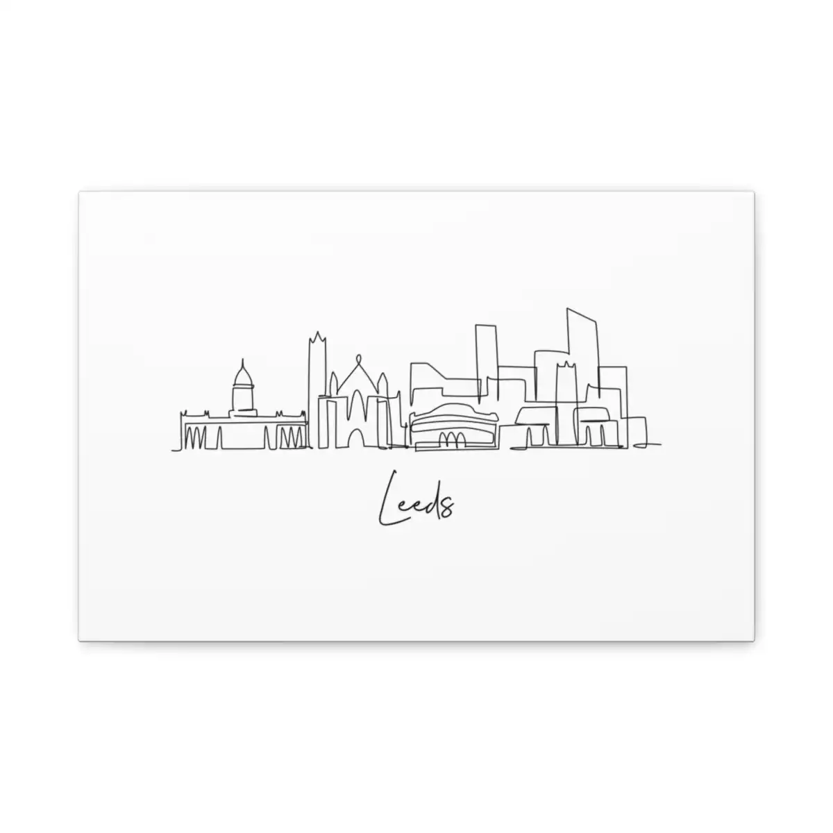 Leeds Skyline Canvas Print