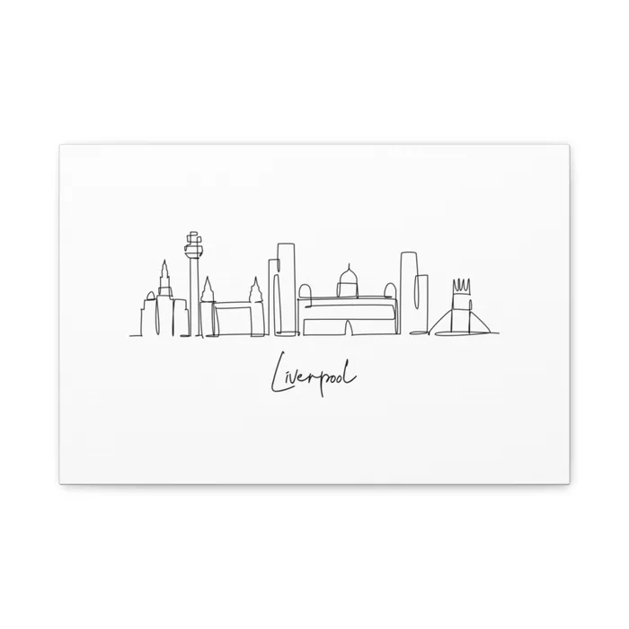 Liverpool Skyline Canvas Print