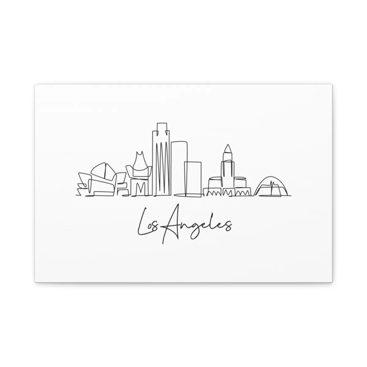 Los Angeles Skyline Canvas Print