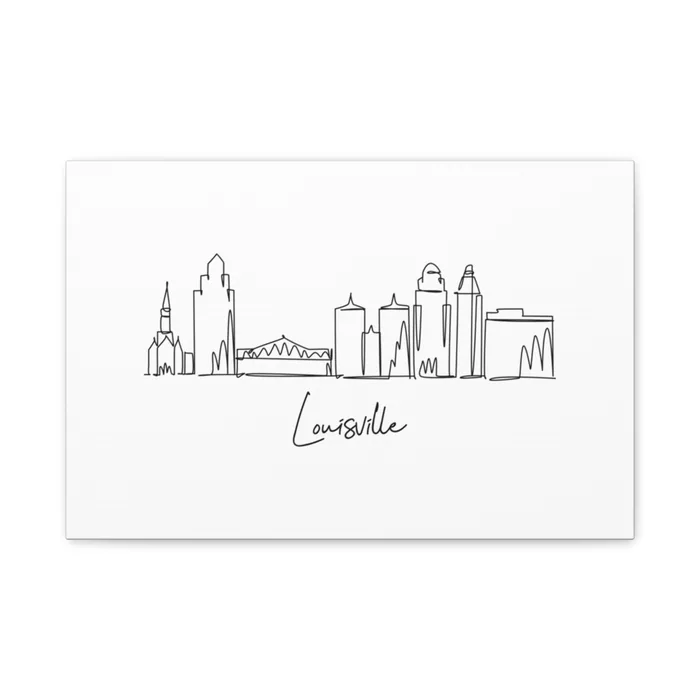 Louisville Skyline Canvas Print