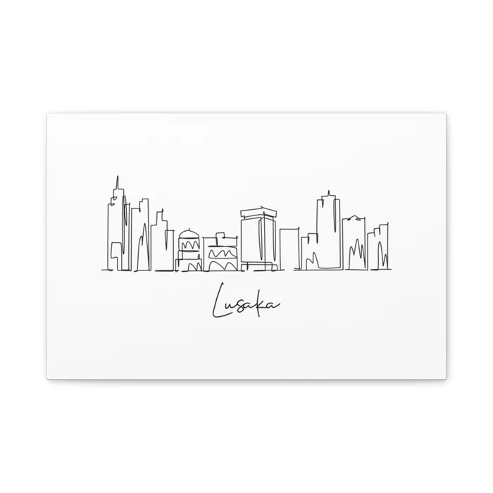 Lusaka Skyline Canvas Print