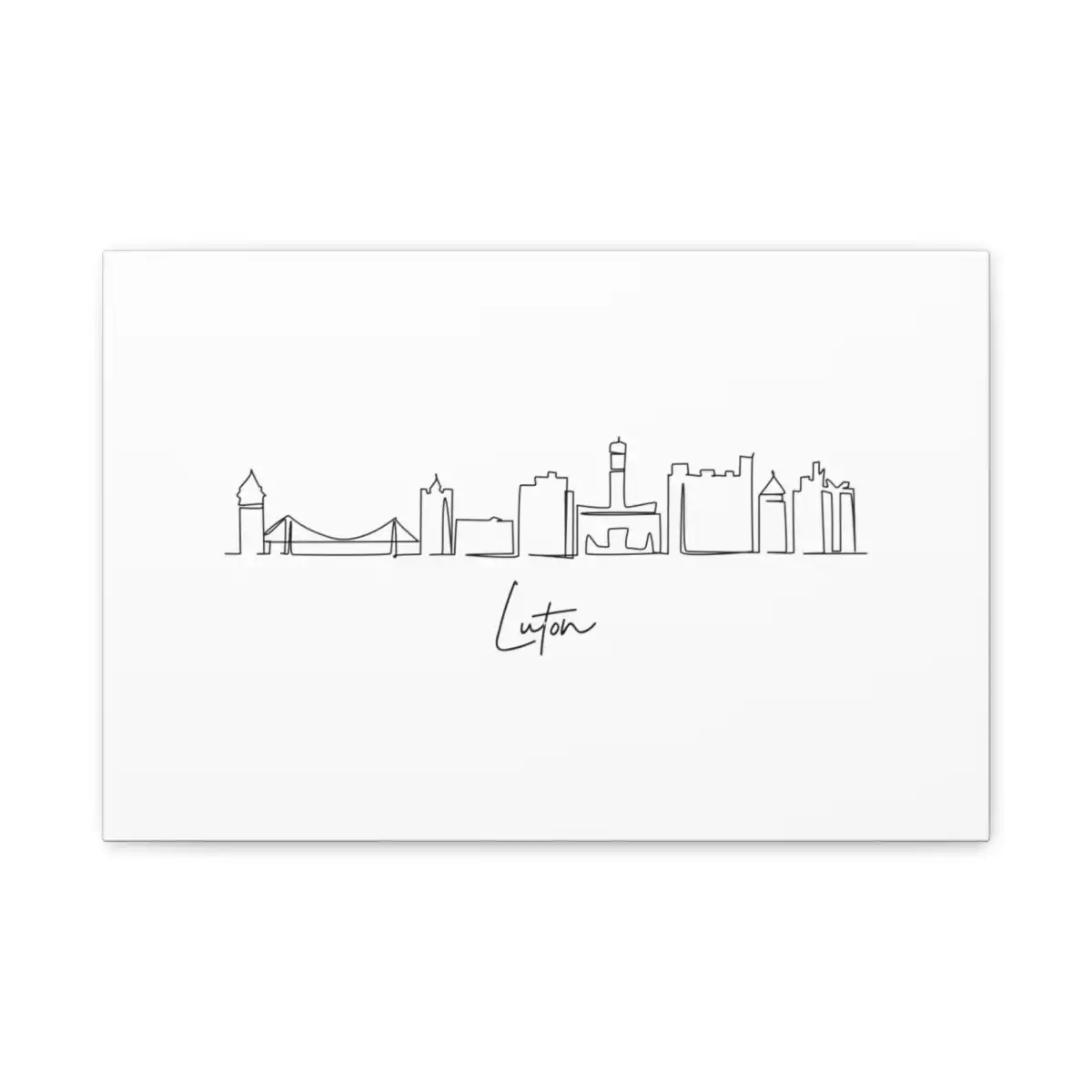 Luton Skyline Canvas Print
