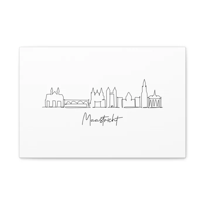 Maastricht Skyline Canvas Print