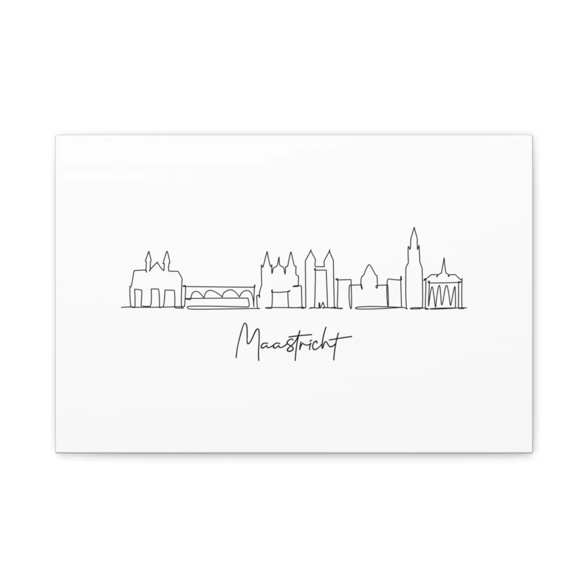 Maastricht Skyline Canvas Print